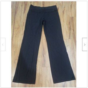 Lululemon Black Yoga Long Pants Women Size 10